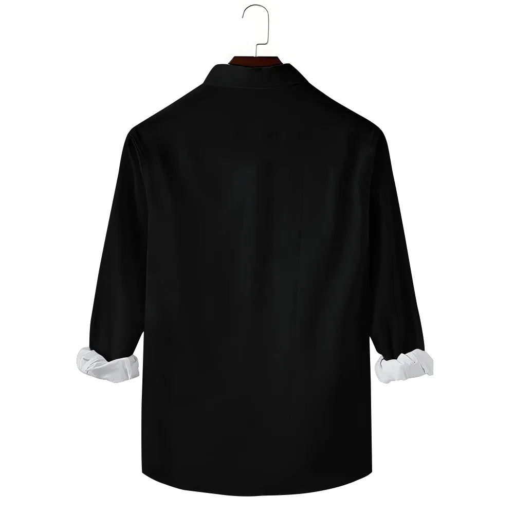 Rock Band Art Print Long Sleeve Shirt 2410000030