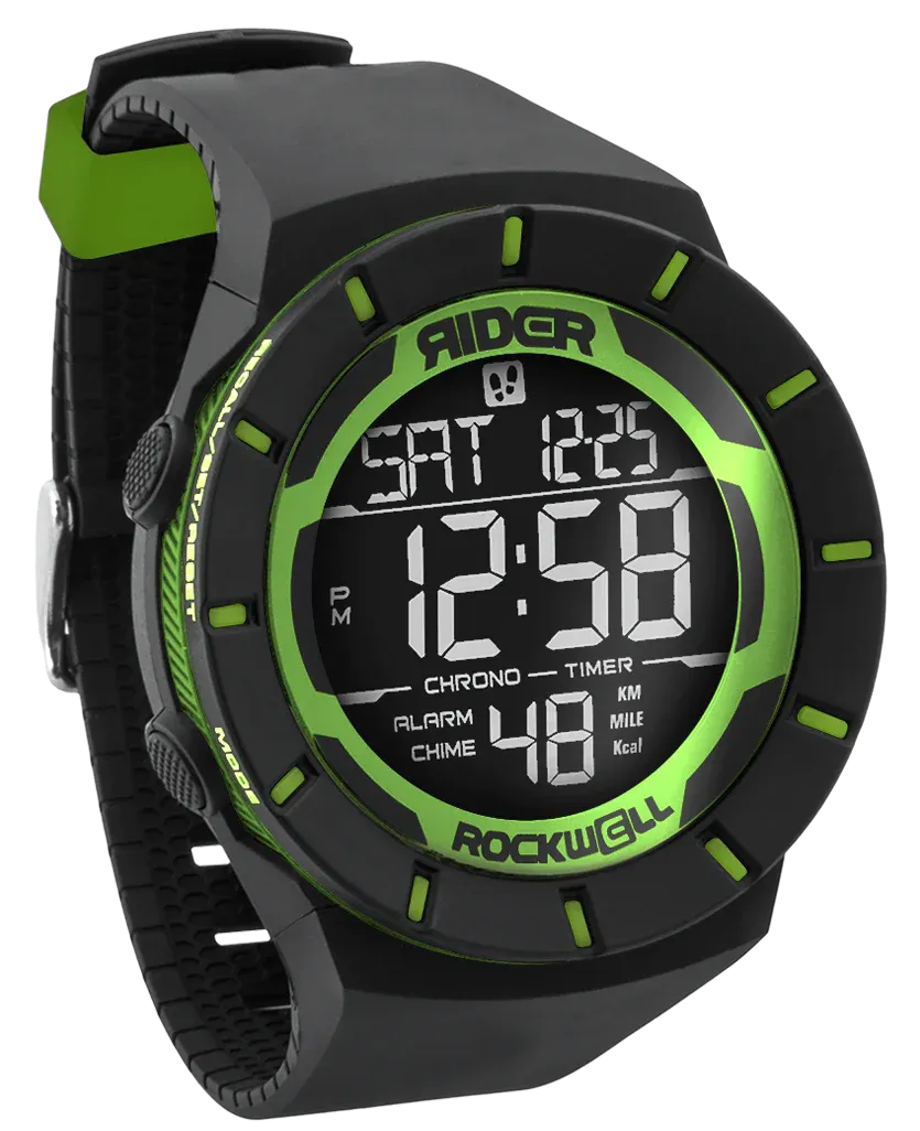ROCKWELL THE COLISEUM FIT WATCH BLACK / GREEN