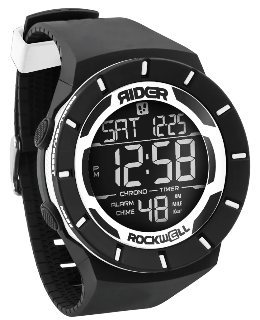 ROCKWELL THE COLISEUM FIT WATCH BLACK/WHITE