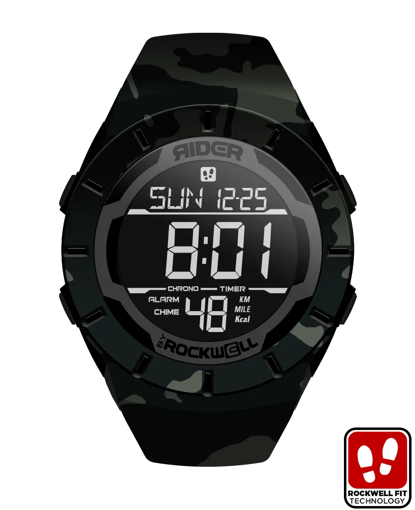 ROCKWELL THE COLISEUM FIT WATCH MULTI CAMO