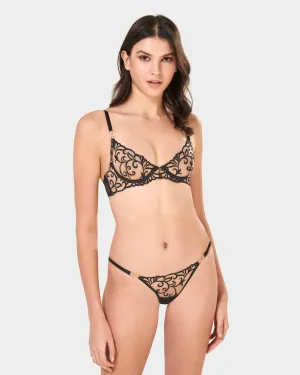Set: Harriet Eco Black/Sheer