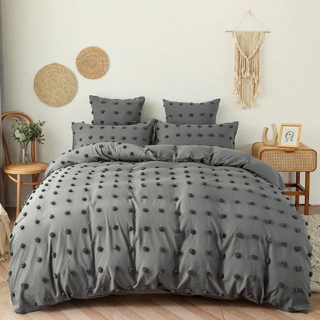 Shabby Chic Big Dot Fashion Duvet Cover Set
