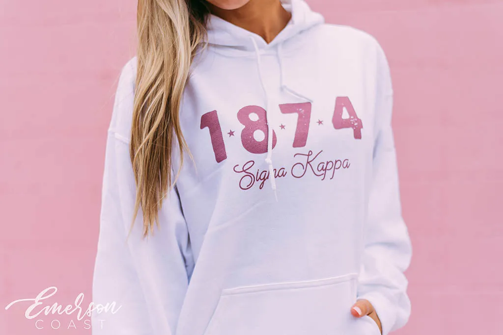 Sigma Kappa Simple Year PR Hoodie