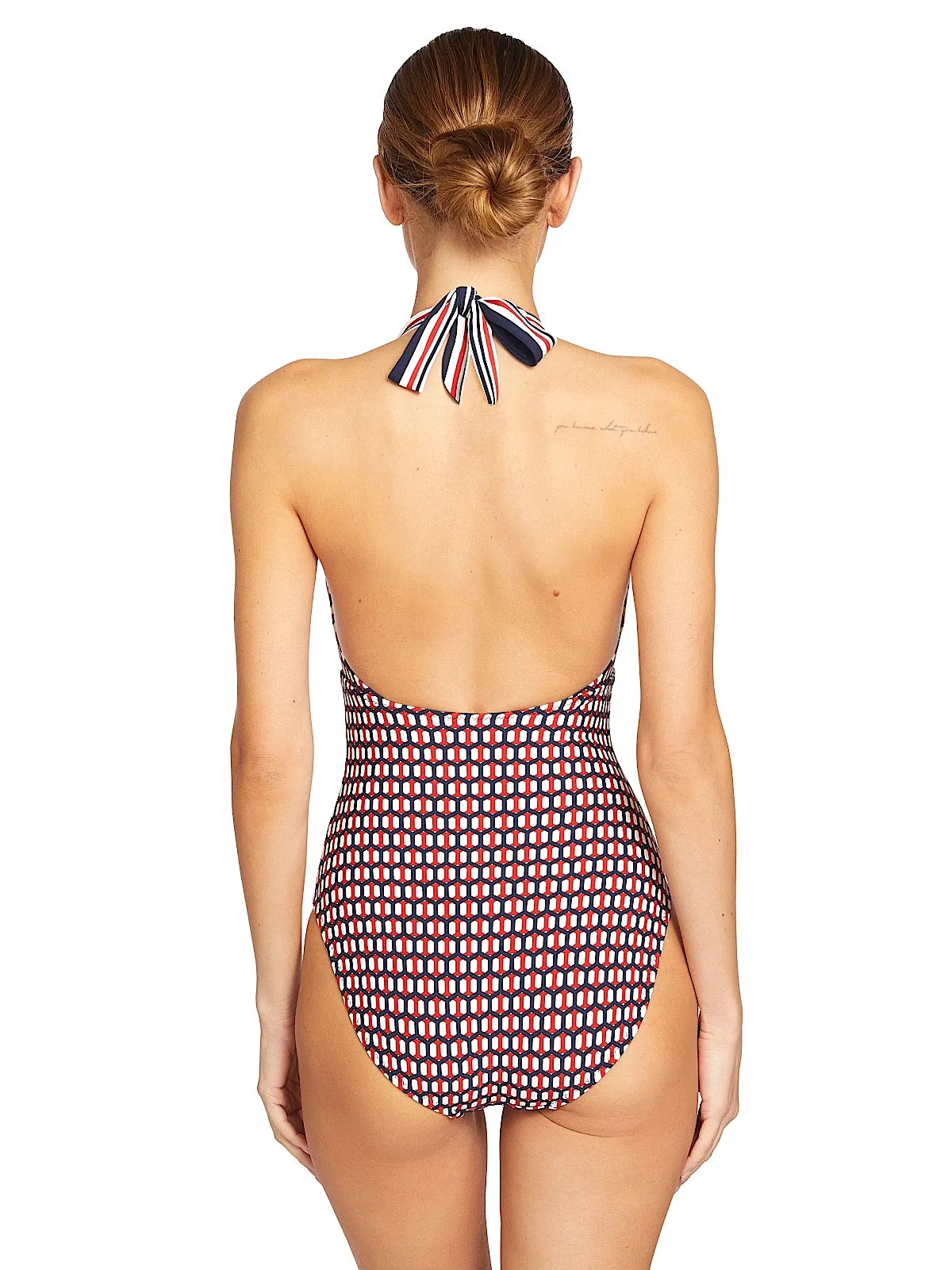Simone V-Neck One-Piece