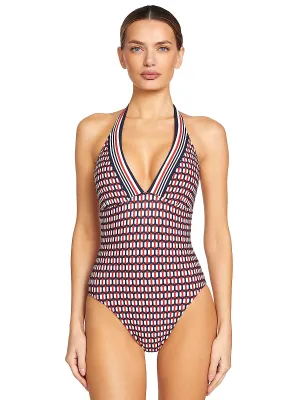 Simone V-Neck One-Piece