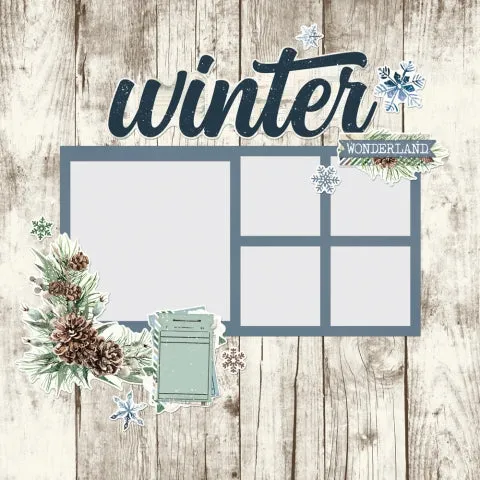 Simple Stories - Simple Vintage Fresh Snow - Simple Pages Page Pieces
