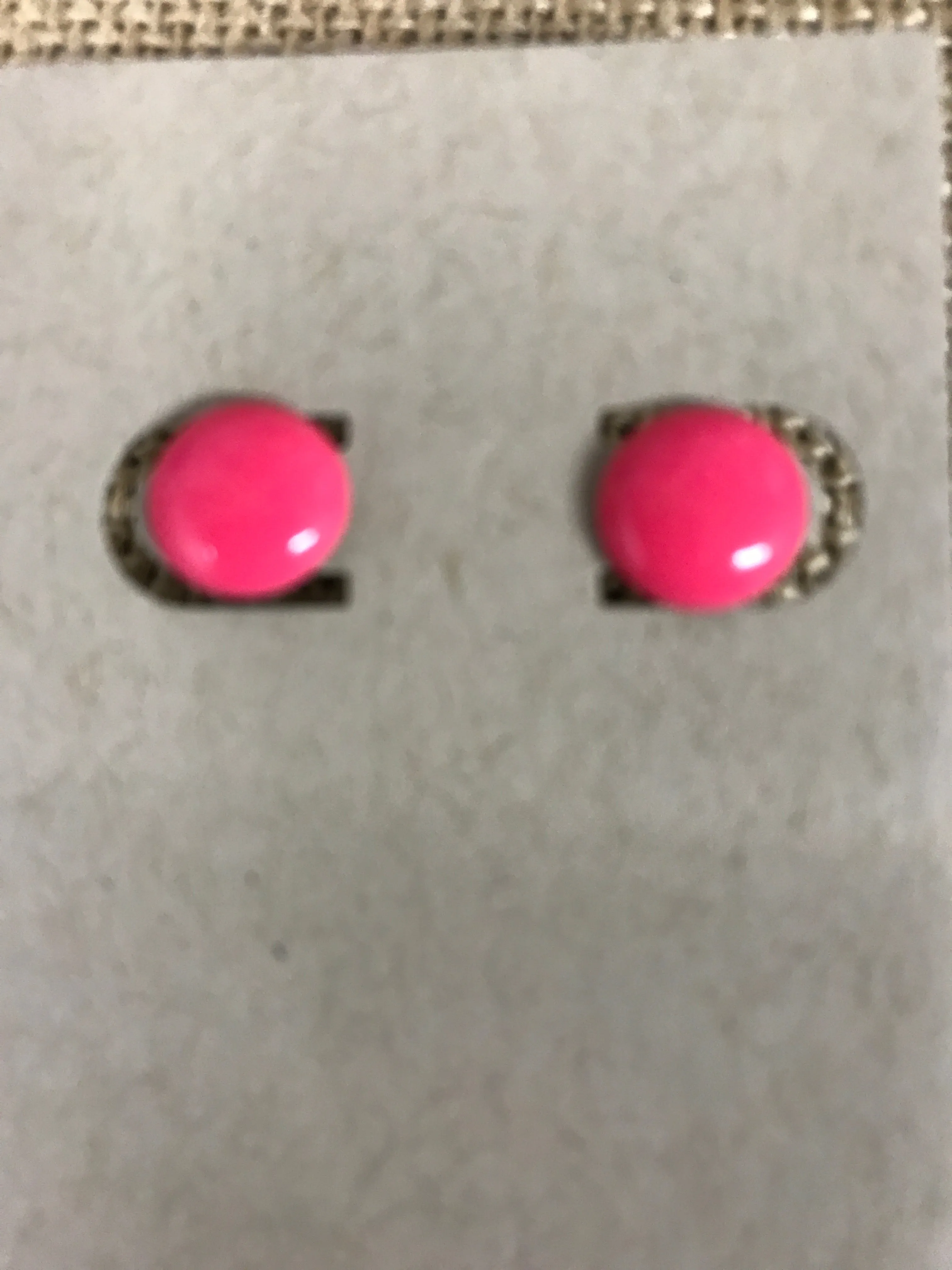 Small Button Earring Studs
