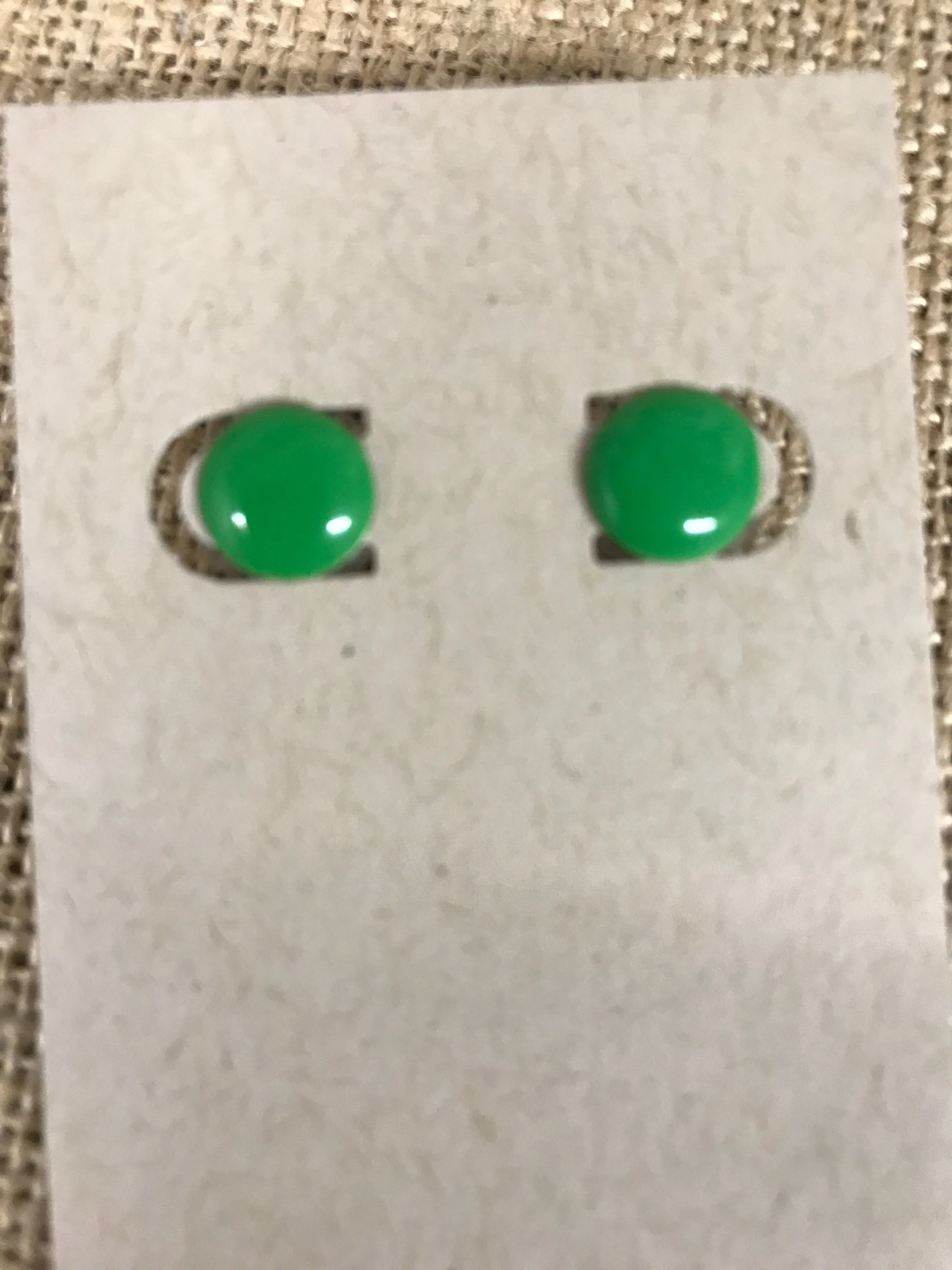 Small Button Earring Studs