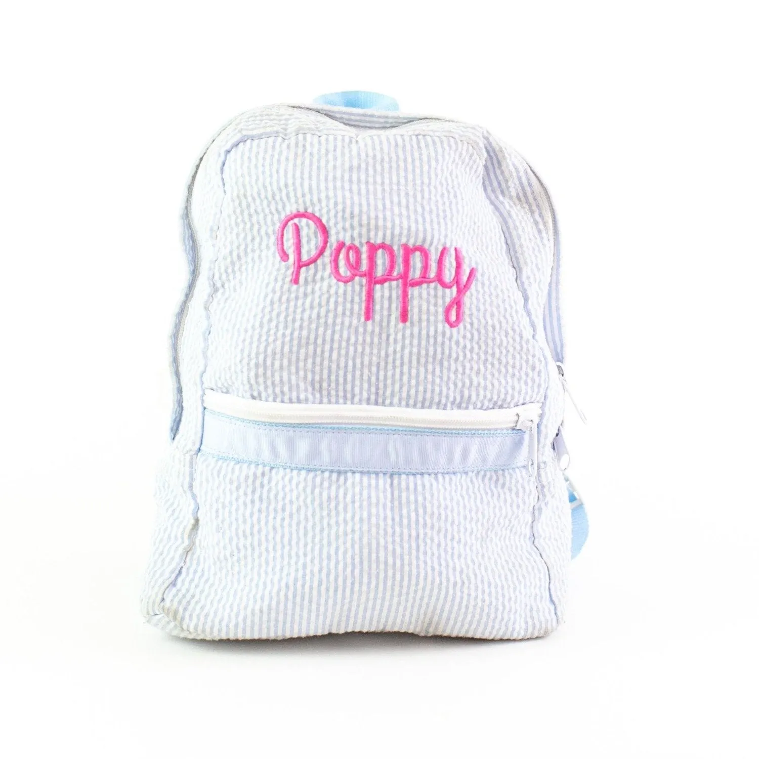 Small Seersucker Children's Backpack