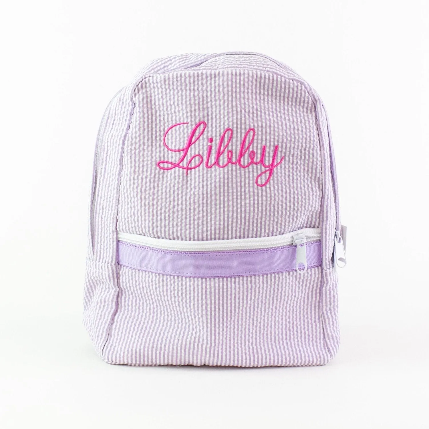 Small Seersucker Children's Backpack