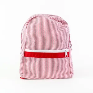 Small Seersucker Children's Backpack