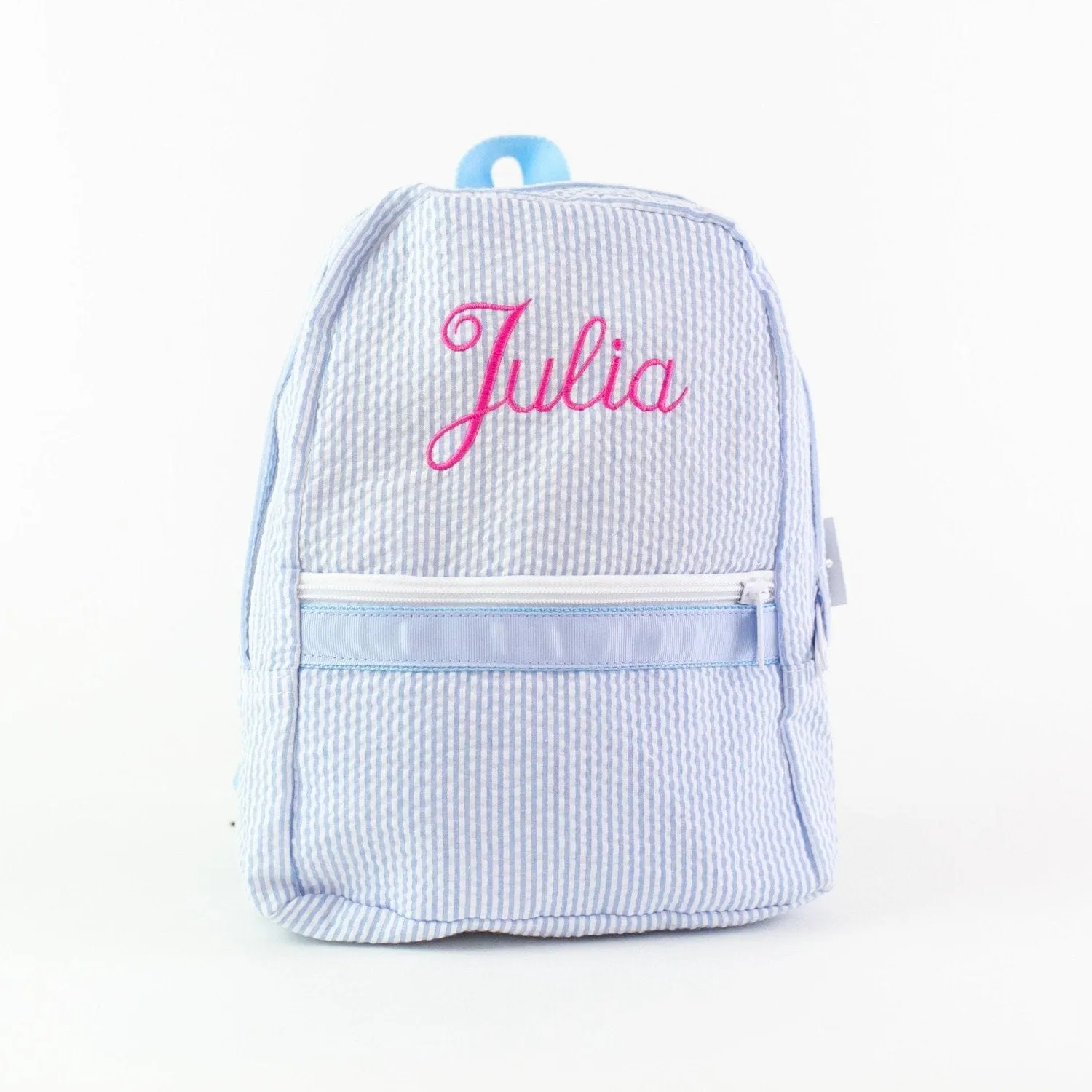 Small Seersucker Children's Backpack