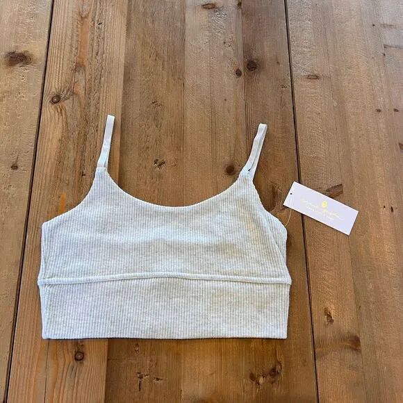 Spiritual Gangster Heather Long Line Ballet Bra Size Large NWT