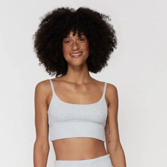 Spiritual Gangster Heather Long Line Ballet Bra Size Large NWT