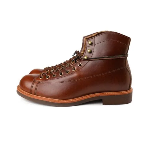 Spring New Top Quality Men Red Boots Fashion Genuine Leather Luxury Brand Wings Formal Ankle Boots Winter Motorcycle Boots