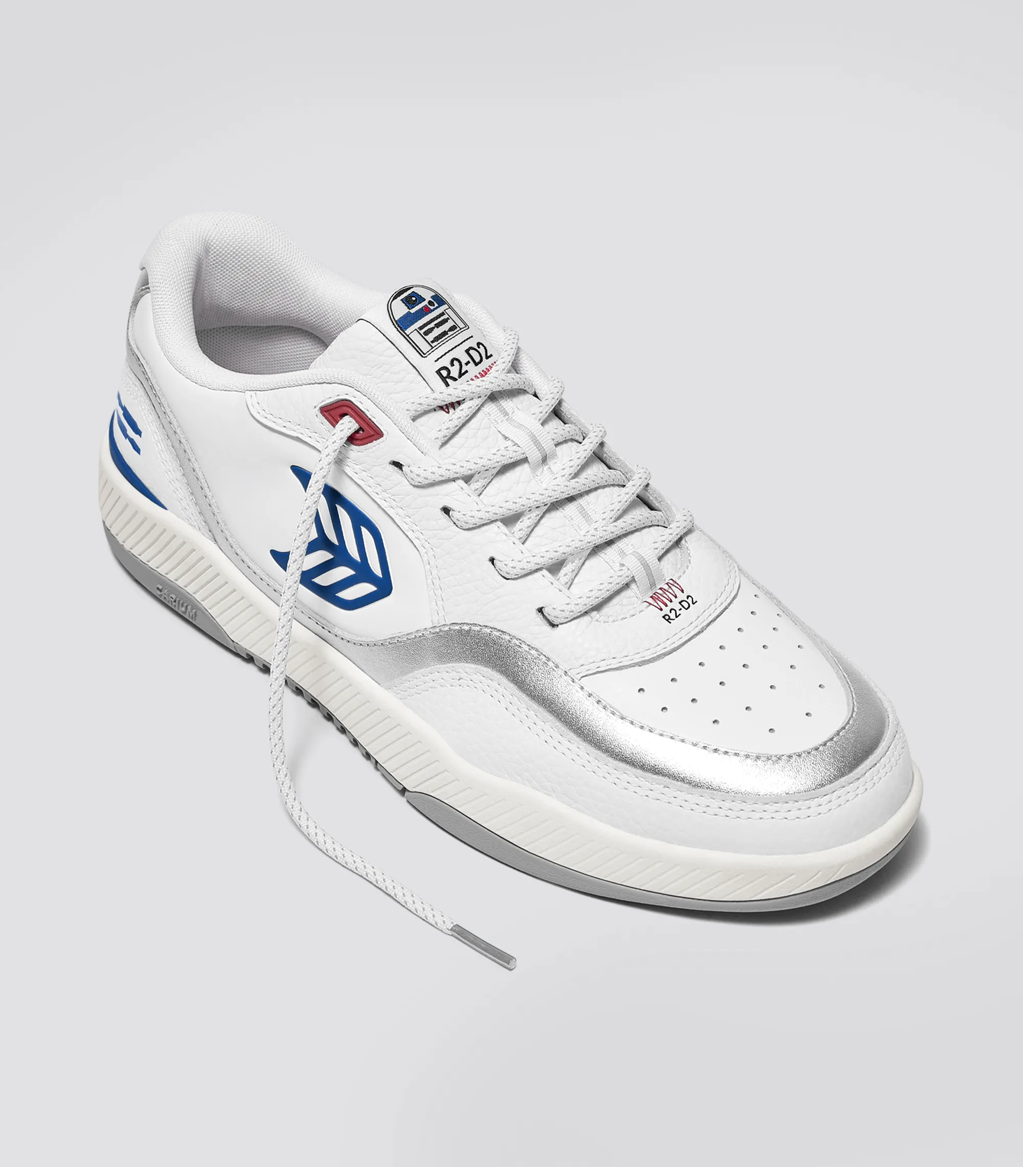 STAR WARS UBA White Leather R2-D2 Blue Logo Sneaker Men