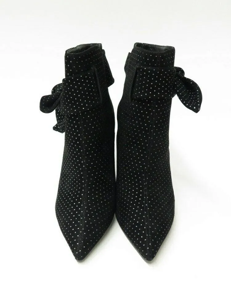 Stella Luna Women's Boot: Black Suede Size 0, New