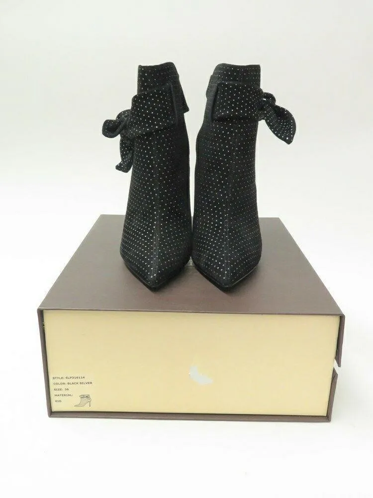 Stella Luna Women's Boot: Black Suede Size 0, New