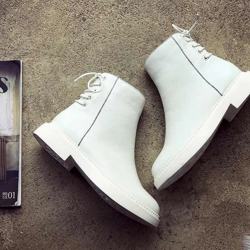 style winter boots women  fashion soft genuine leather women boots after individual character bind band adornment