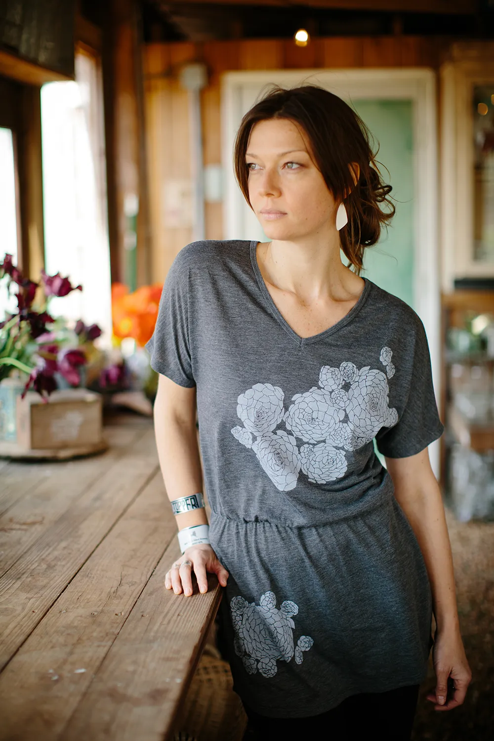 Succulent Cinch-Waist Tunic