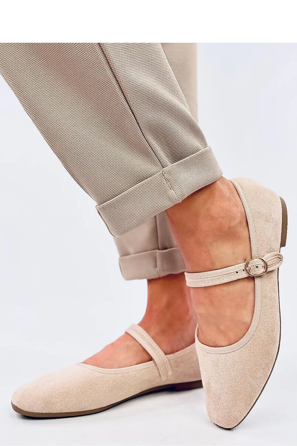 Suede Mary Jane Ballet flats