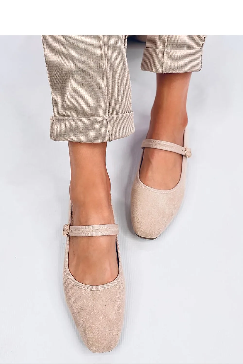 Suede Mary Jane Ballet flats