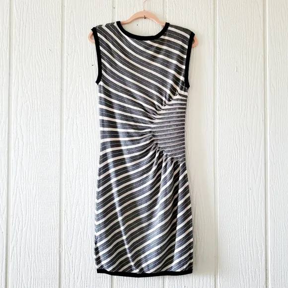 Ted Baker London Kayya Stripe Knit Pullover Sweater Stretch Sleeveless G…