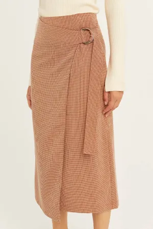 The Aubrey Wrap Midi Skirt