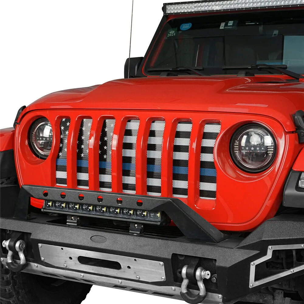Thin Blue Line Flag Grille Insert
