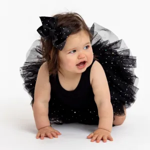 Tiny: Baby Sequin Ballet Tutu in Black