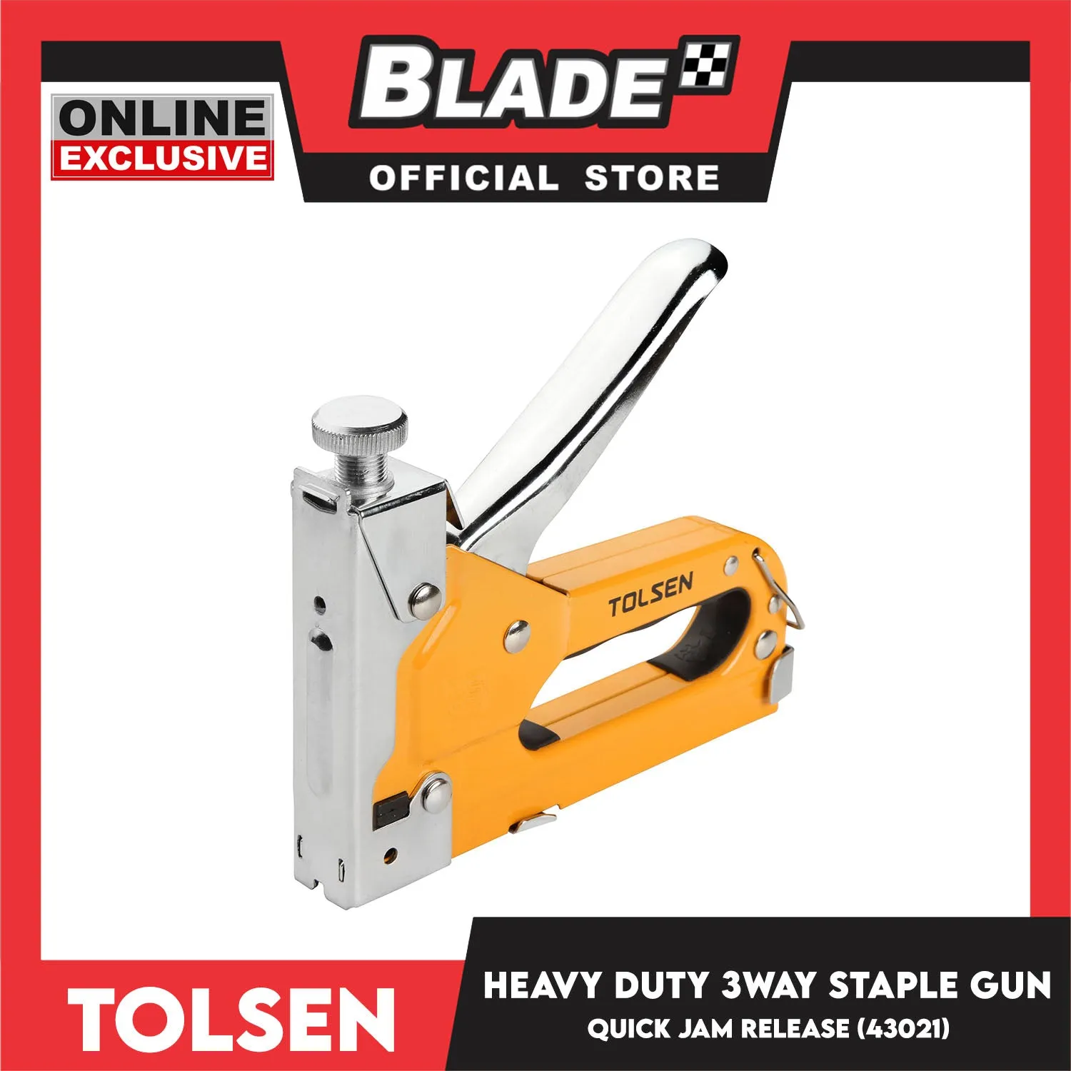 Tolsen Heavy Duty 3 Way Staple Gun 43021
