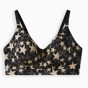 Torrid Wire-Free Lightly Lined Stars Print  Bra