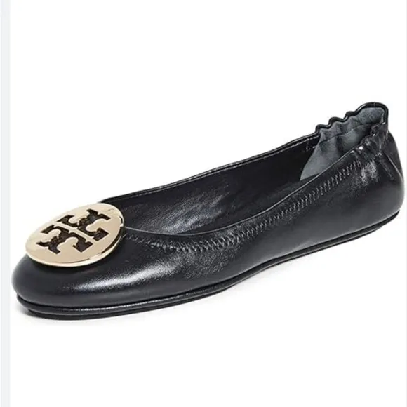 Tory Burch Minnie Travel Ballet Flat: 1.5 youth vegan faux leather