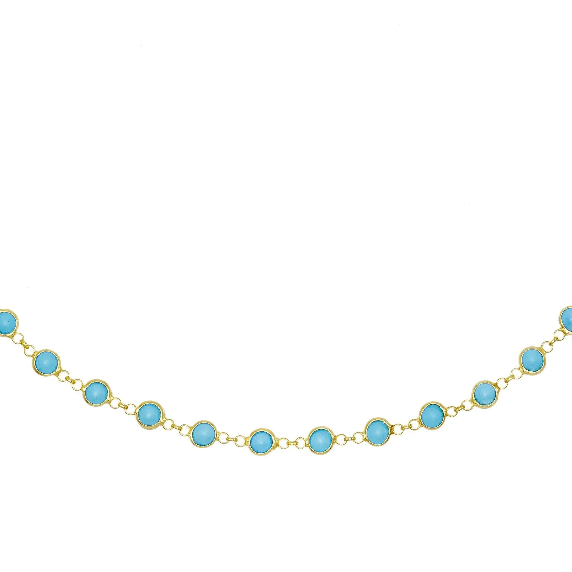Turquoise Bezel Choker