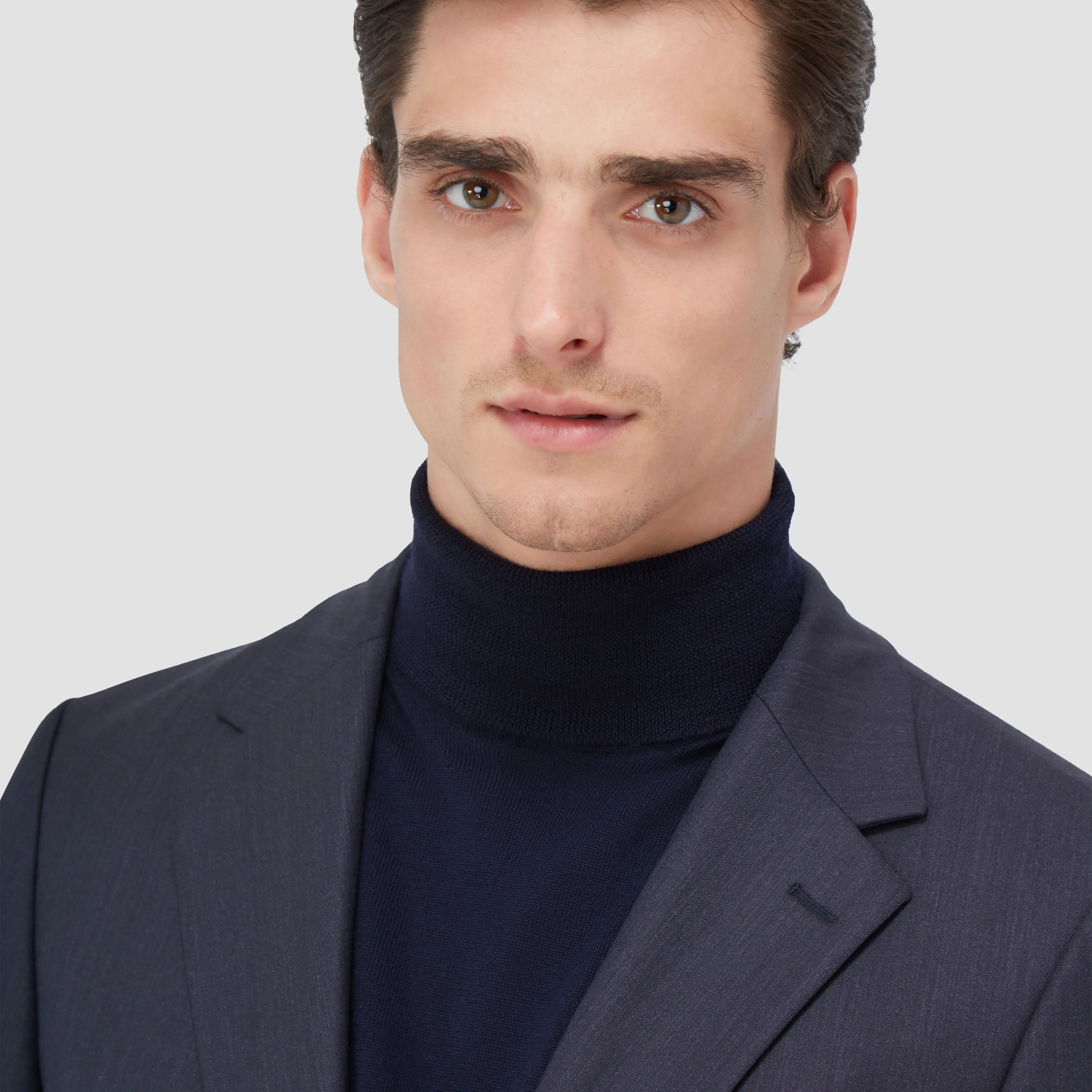 Two Button Stretch Wool Travel Blazer