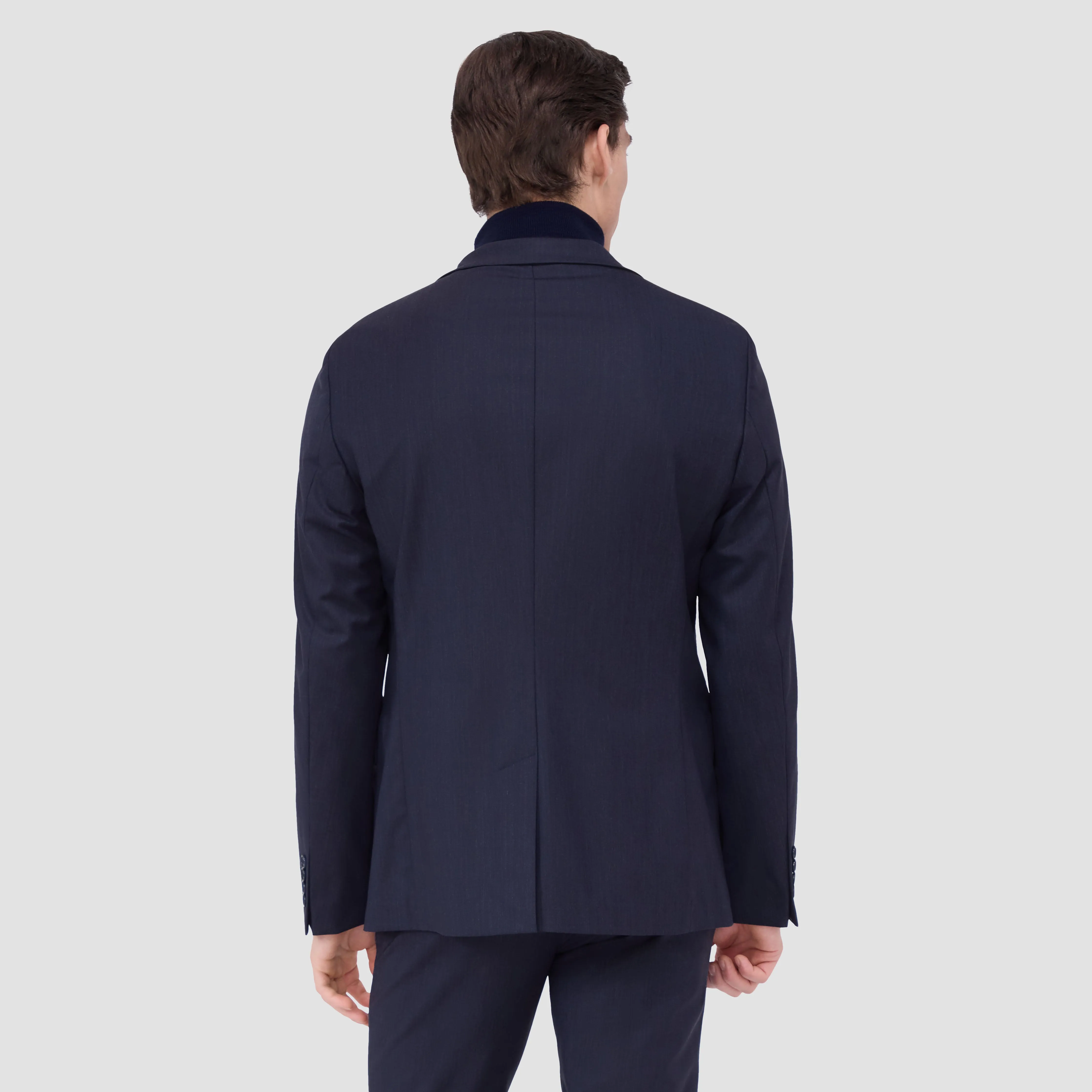 Two Button Stretch Wool Travel Blazer