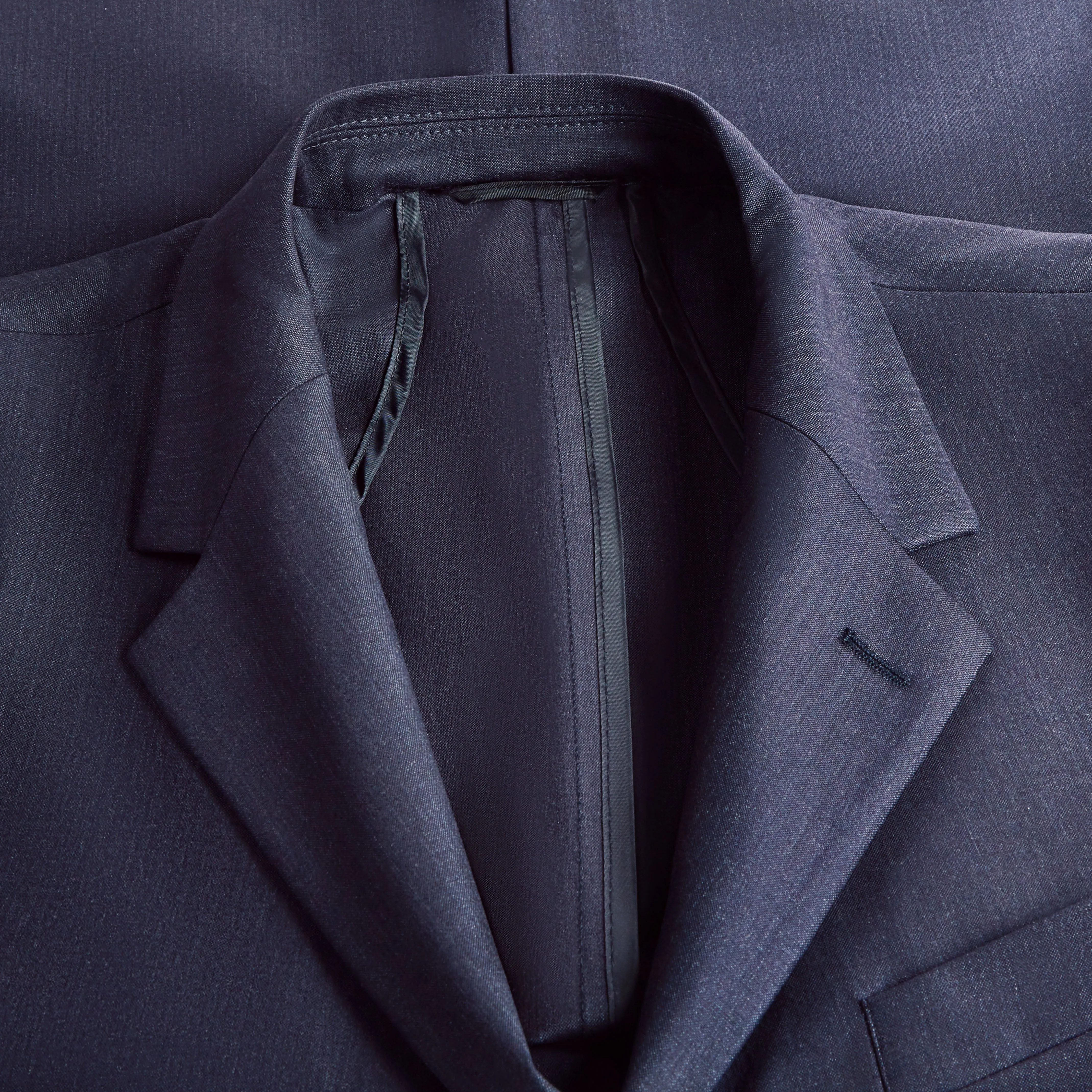 Two Button Stretch Wool Travel Blazer