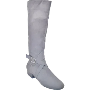 Ultimate Fashion Boot - Tall Lacey - Grey Microsuede