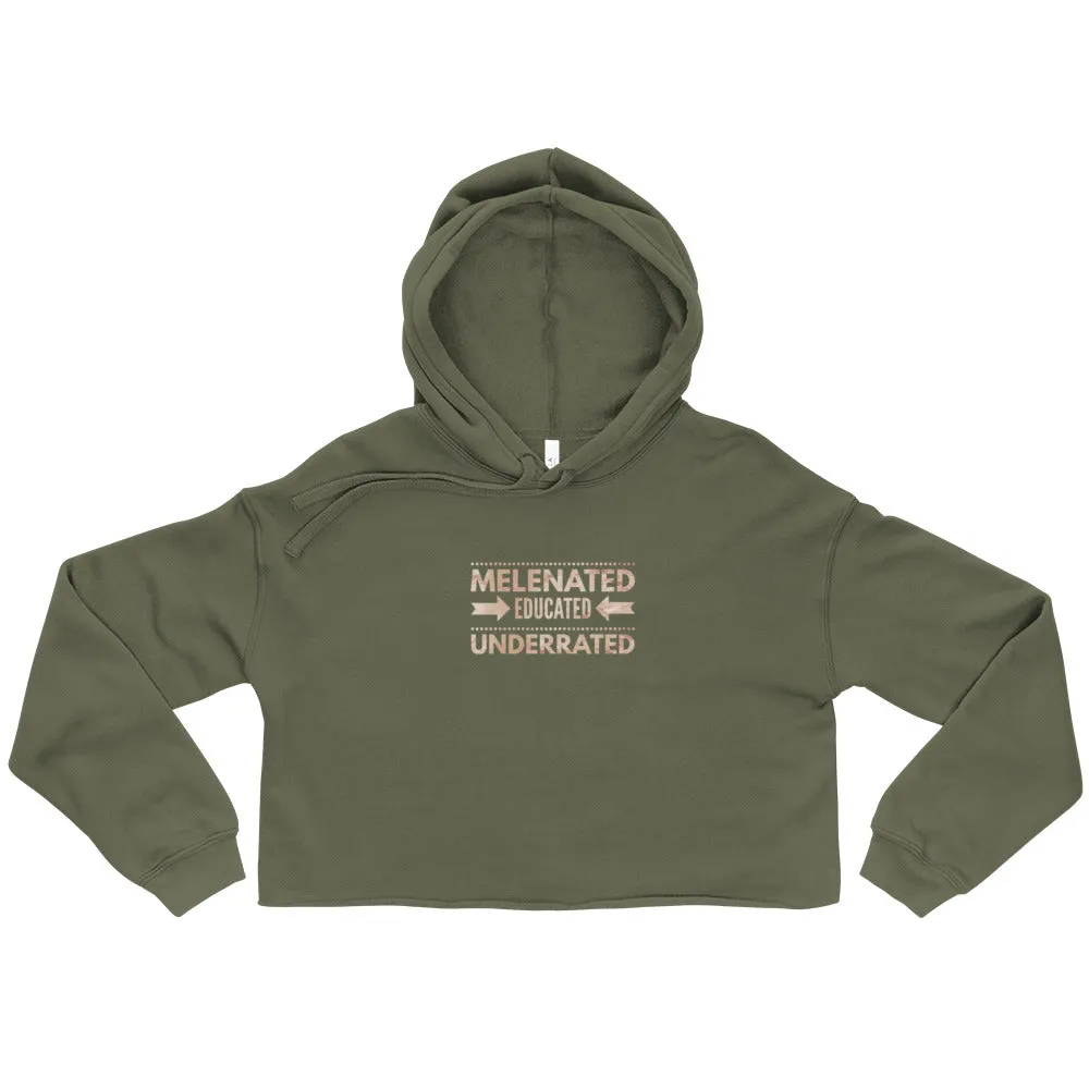 Underrated - Women's Crop Hoodie