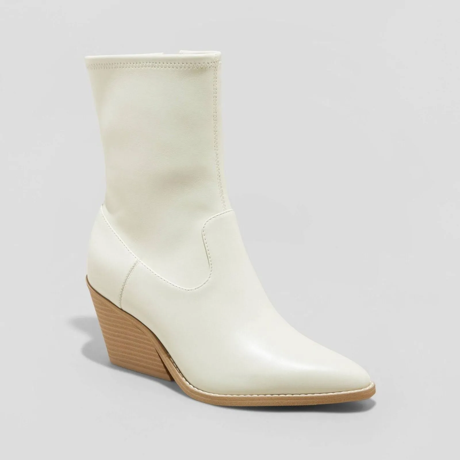 Universal Thread Women's Aubree Ankle Boots 88375051 Off White 8