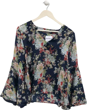 Uterqüe Multicolour Floral Print Blouse UK S