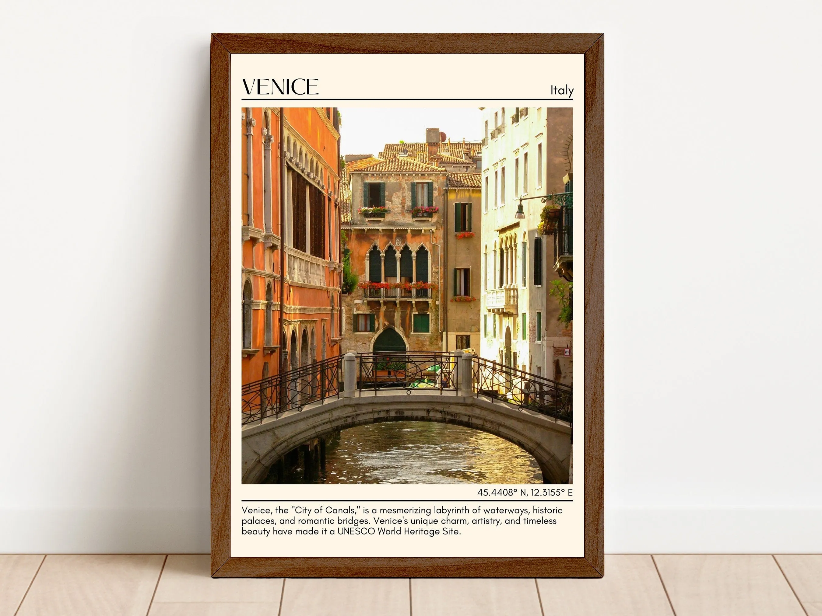 Venice Minimal Wall Art, Italy