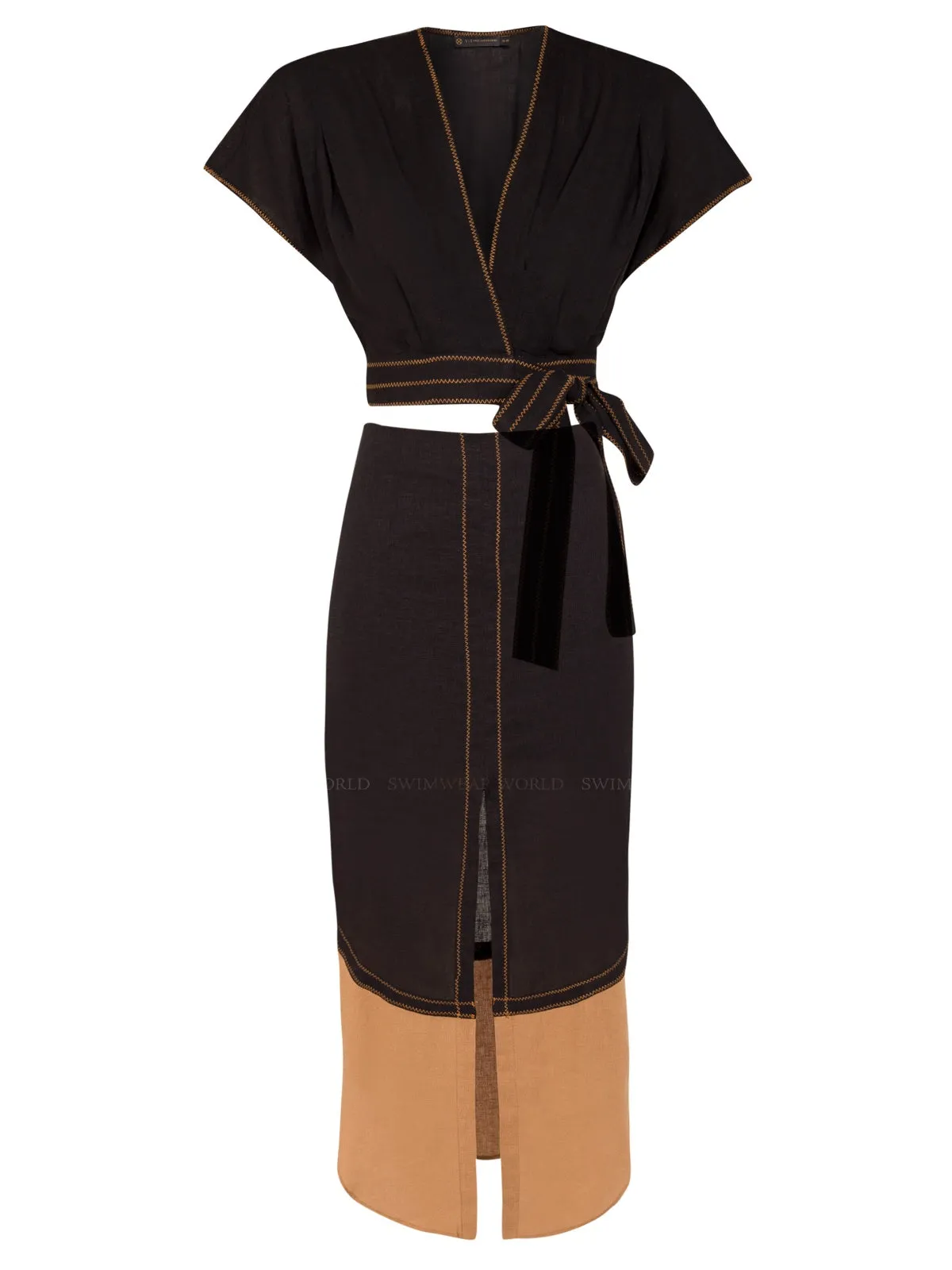 Vera Blouse-Vicky Long Skirt ::RET