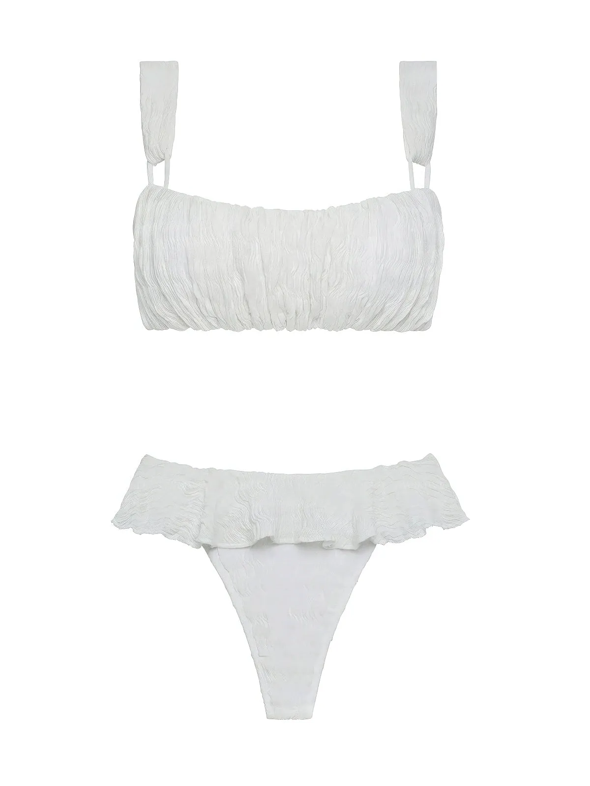Victoria-Tamarindo Ruffle Bikini ::RET