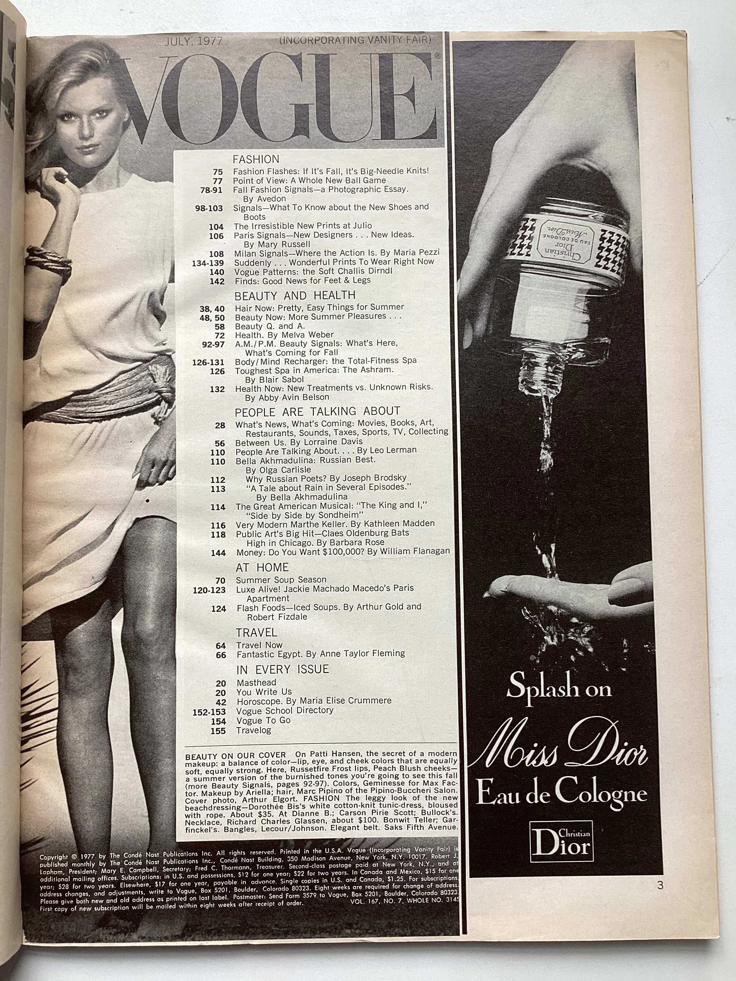 Vogue magazine July 1977