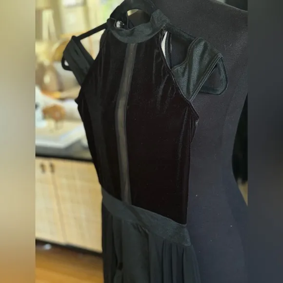 Weissman Dance Black dress costume for ballet, lyrical or contemporary
