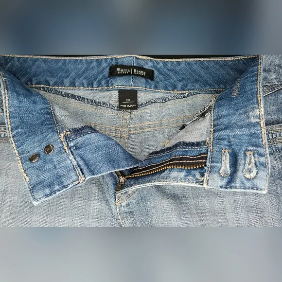 White House Black Market Denim Skirt Size 10