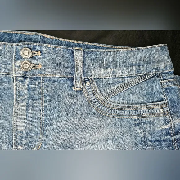 White House Black Market Denim Skirt Size 10