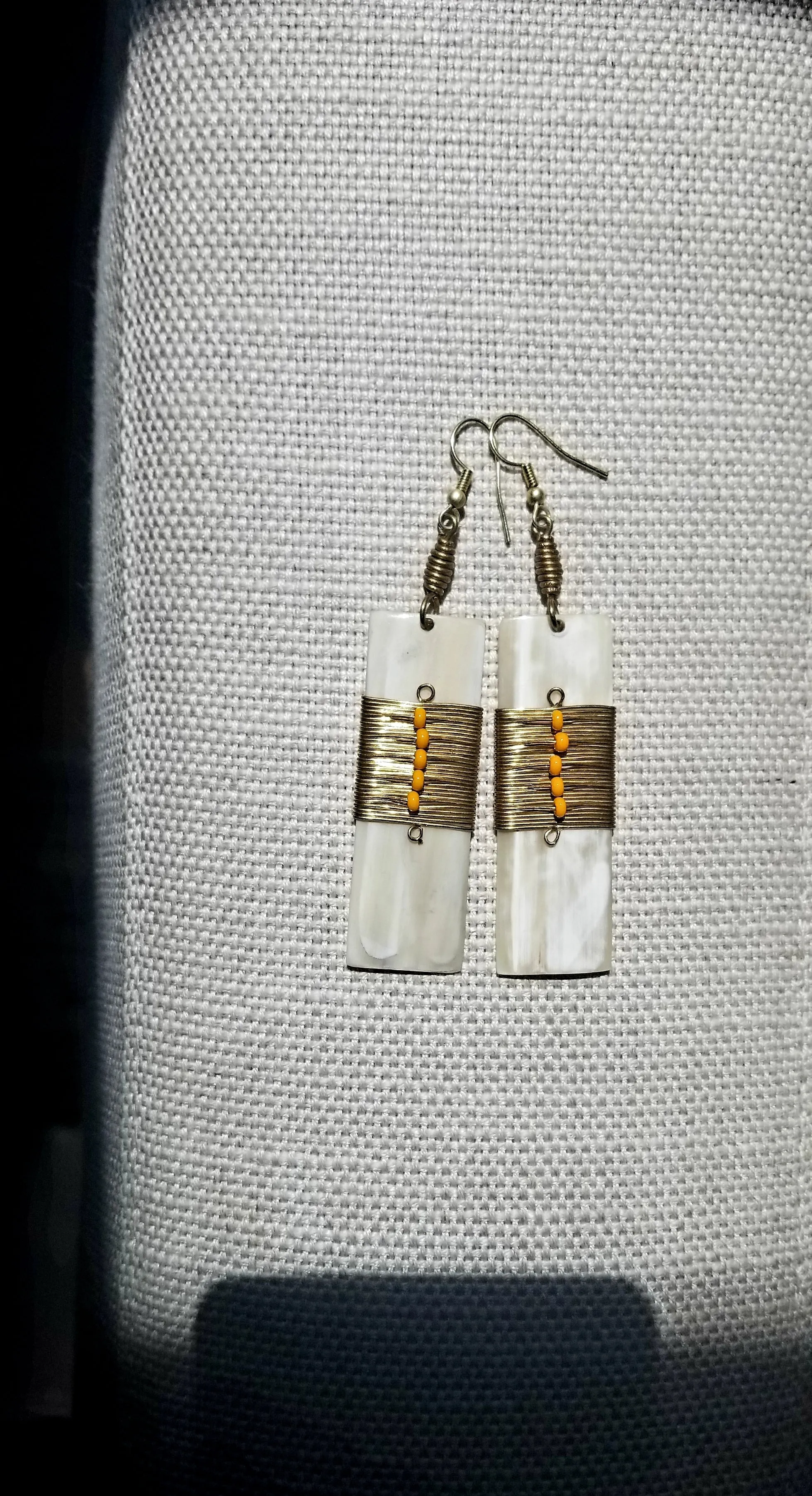 Whitey rectangle earrings