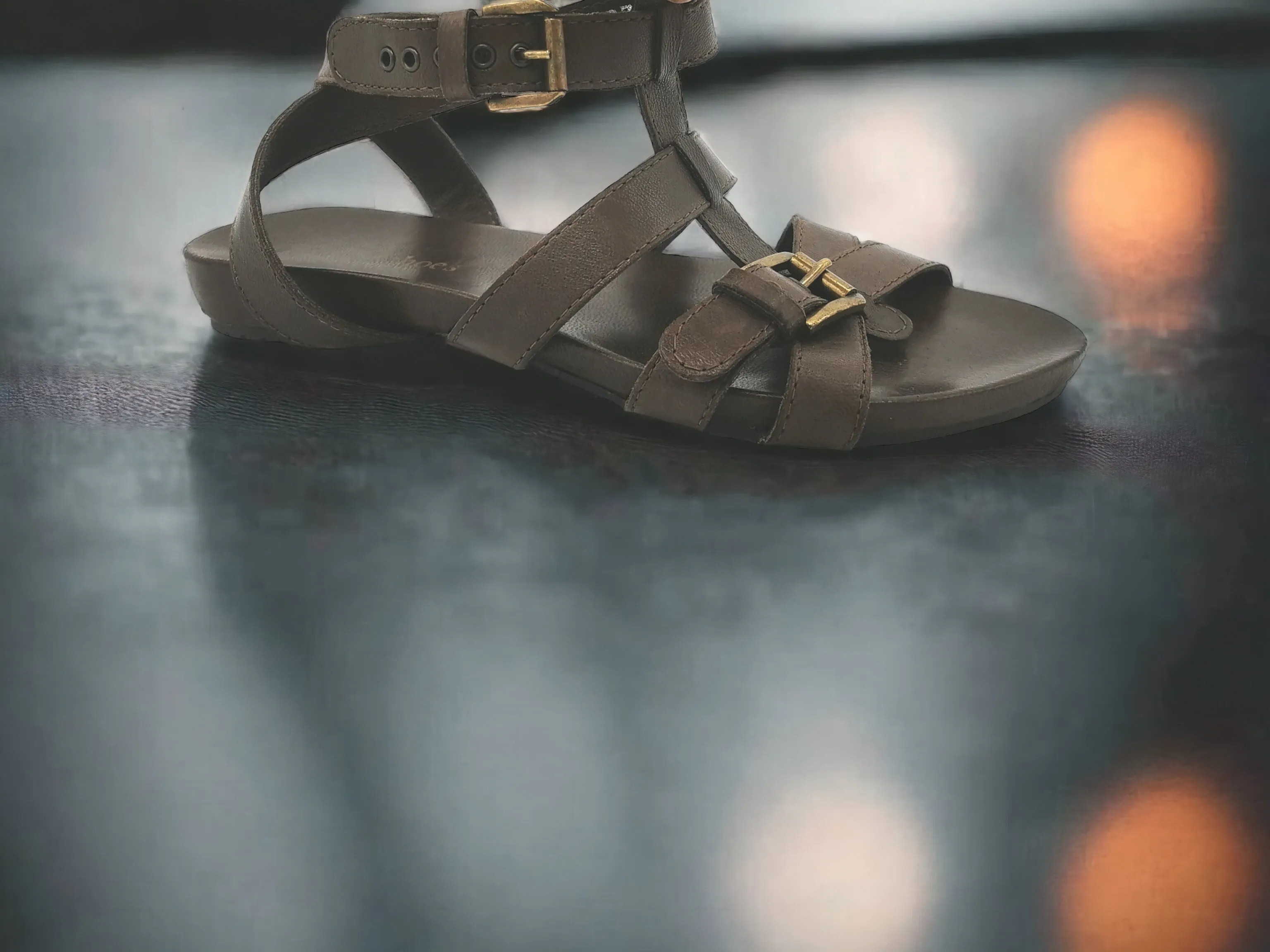 WOMENS SIZE 6 / 37 - TOWNSHOES, Made in Italy, Buttery Soft, Boho Style Sandals NWOT B26